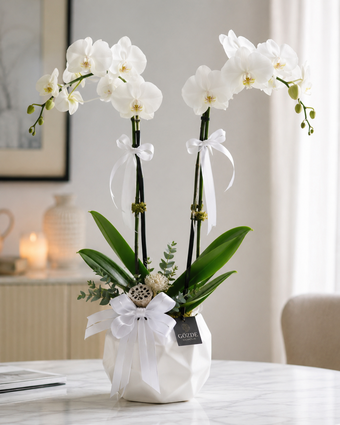 Premium White Orkide